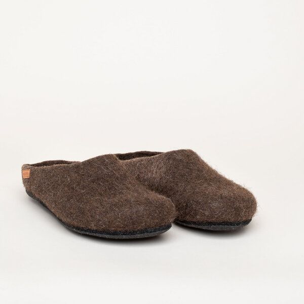 Magicfelt Filz-Hausschuh 719 aus 100% seltenen Wollen | Pantoffel für Damen & Herren mit anatomisch geformter Filz-Latexsohle - Made in Tirol von Magicfelt