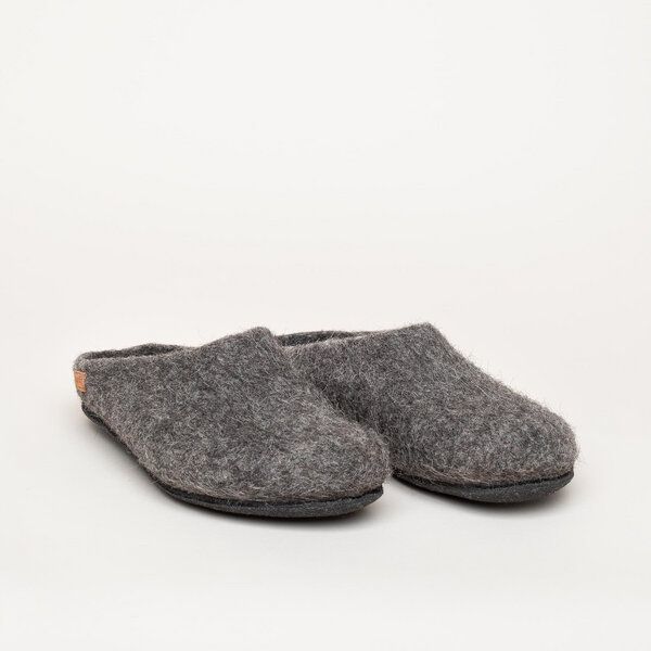 Magicfelt Filz-Hausschuh 719 aus 100% seltenen Wollen | Pantoffel für Damen & Herren mit anatomisch geformter Filz-Latexsohle - Made in Tirol von Magicfelt