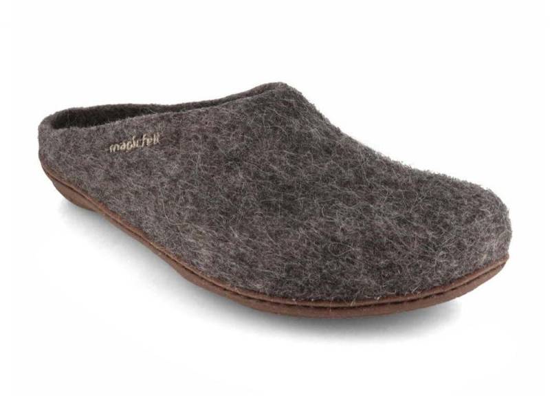 Magicfelt Filzpantoffel mit Gummisohle Hausschuh Merinwolle von Magicfelt