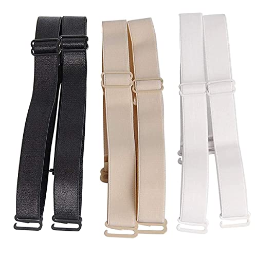 3 Paar BH-Träger Bra Straps Elastisch verstellbar abnehmbar Multi-Size von Magicmode