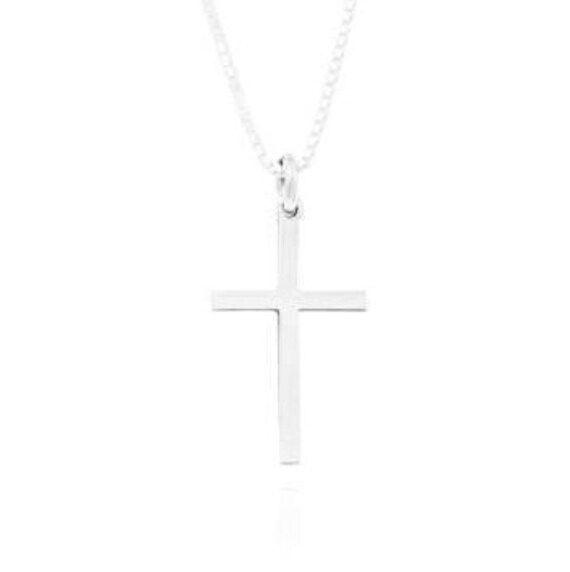 Elegante Kreuz Halskette, Langes Kreuz, Dünnes Einfaches Muttertag, Mutter Tochter Schwester Frau, Geschenkideen Für Sie von MagictouchArt