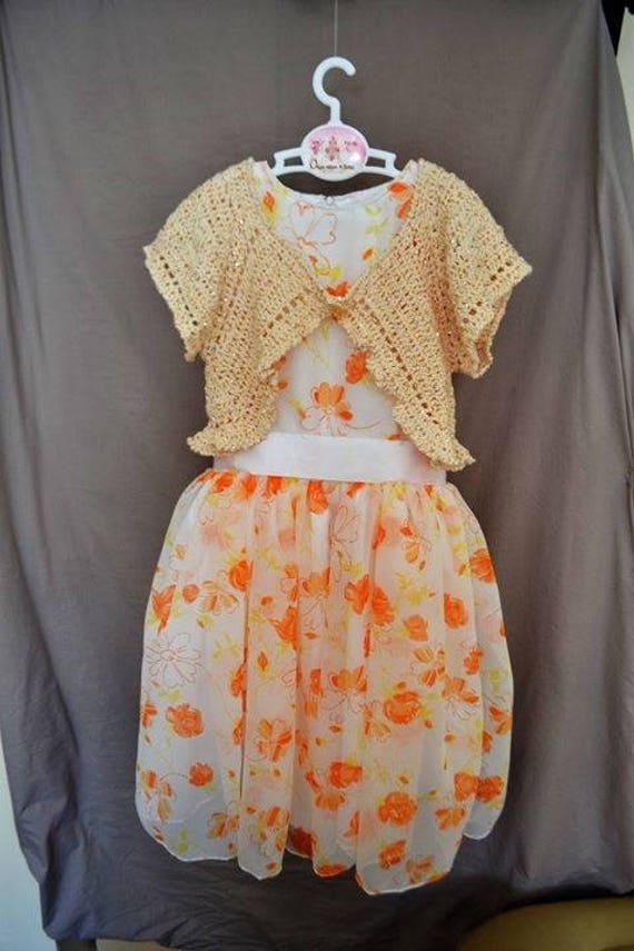 Orange Kleid Mit Bolero Orange Kleid Mit Bolero von MagicweavingDiFranca