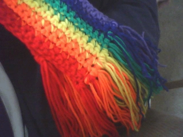 Gehäkelte Regenbogen Stolz Schal - Auf Bestellung Gefertigt Gehäkelte Regenbogen Stolz Schal - Auf Bestellung Gefertigt von MagikjazCreations