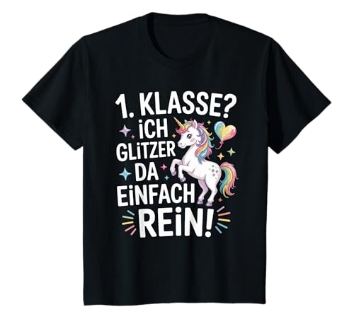Kinder Einhorn 1. Klasse Schulkind Einschulung 2025 T-Shirt Kinder Einhorn 1. Klasse Schulkind Einschulung 2025 T-Shirt von Magische Schulkind Designs