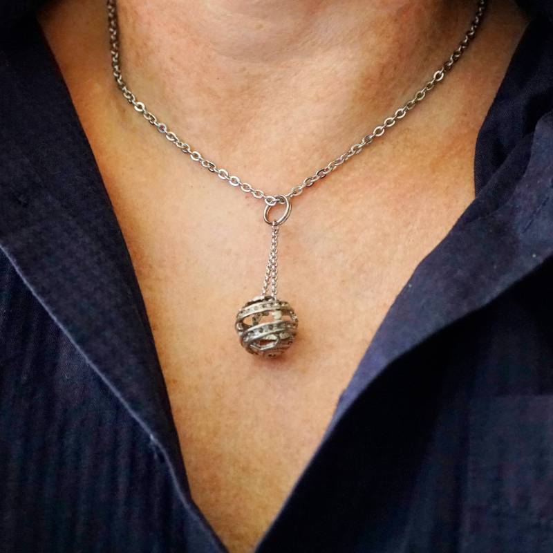 Halskette Mit Sternenkugel Inkl. Edelstahl Kette von MagischeWeltAvalon