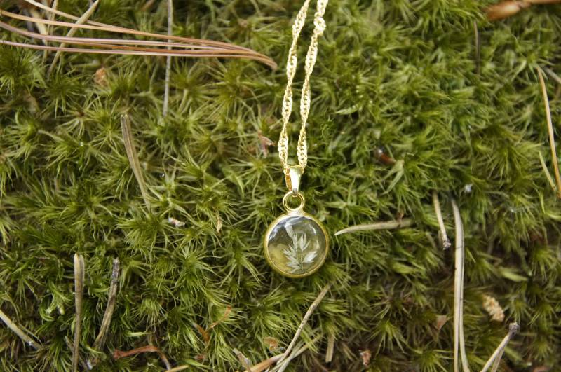 Kleine Waldgräser-Kette, Blüten-Halskette von MagischesMarburg