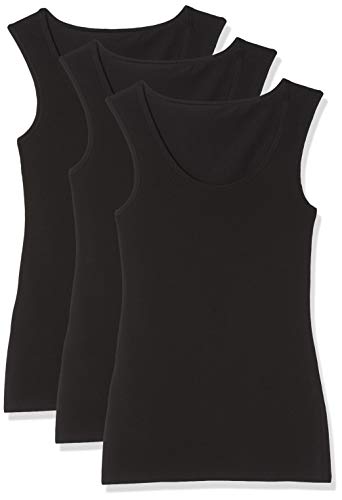 Maglev Essentials Bdx012m3 tank top, Schwarz (Black), 36 (Herstellergröße: Small), 3er-Pack von Maglev Essentials