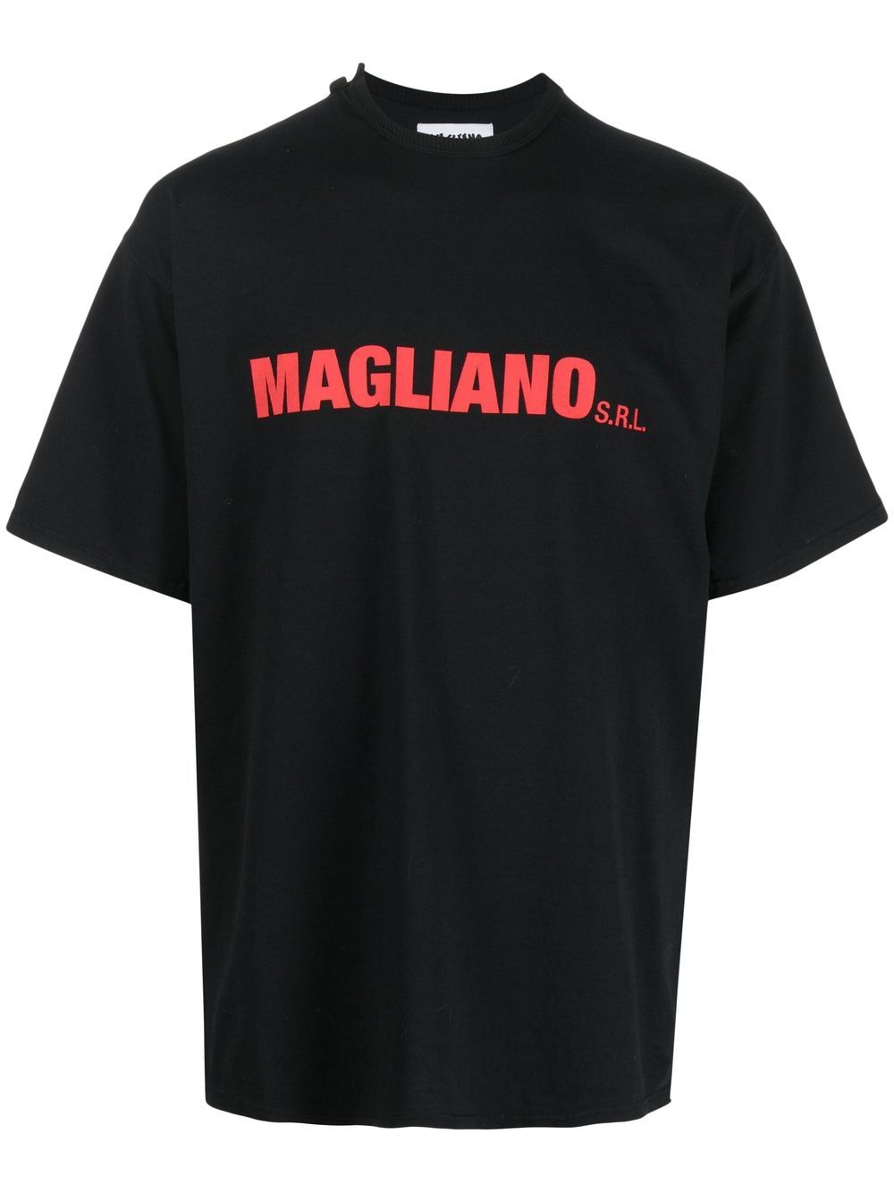 Magliano T-Shirt mit Logo-Print - Schwarz von Magliano