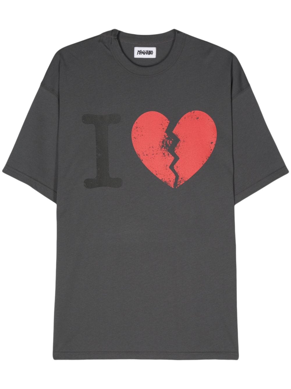 Magliano T-Shirt mit grafischem Print - Grau von Magliano