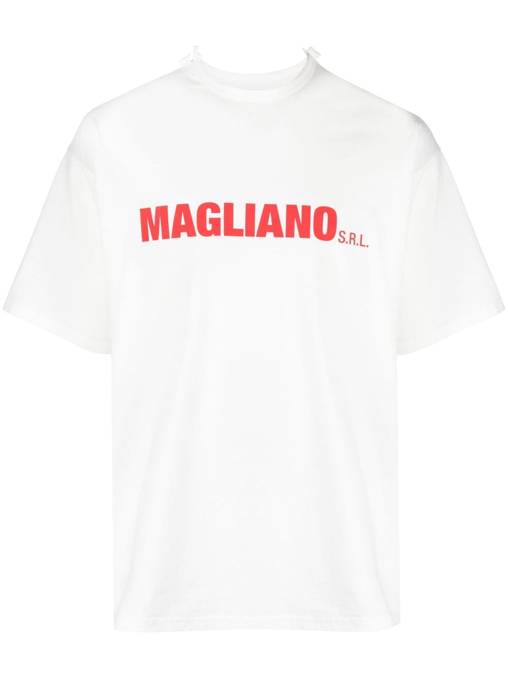 Magliano T-Shirt mit Logo-Print - Weiß von Magliano