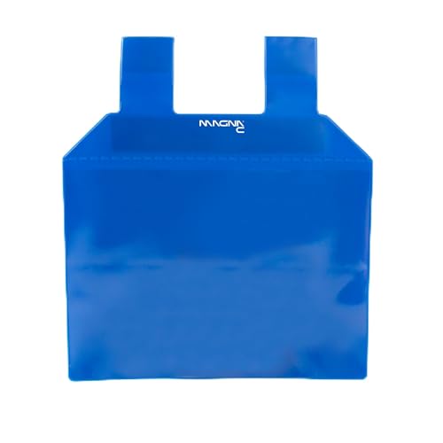 Magna-C® Magnettasche mit Schlaufen | 217 x 155 mm | DIN A5 | Ideal zur Dokumentenaufbewahrung (Blau) von Magna-C