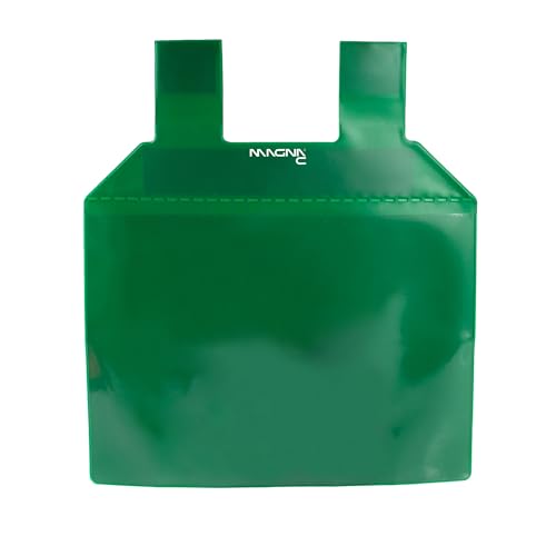 Magna-C® Magnettasche mit Schlaufen | 217 x 155 mm | DIN A5 | Ideal zur Dokumentenaufbewahrung (Grün) von Magna-C