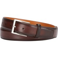 Magnanni Bombierter und zweilagiger Gürtel aus Glattleder in 100 von Magnanni