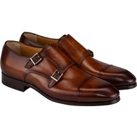 Magnanni Doppelmonk-Schuhe aus Glattleder in 46 von Magnanni