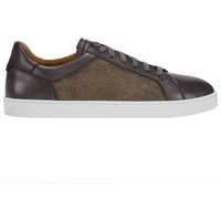 Magnanni Low Top Sneaker aus Glattleder und Canvas von Magnanni