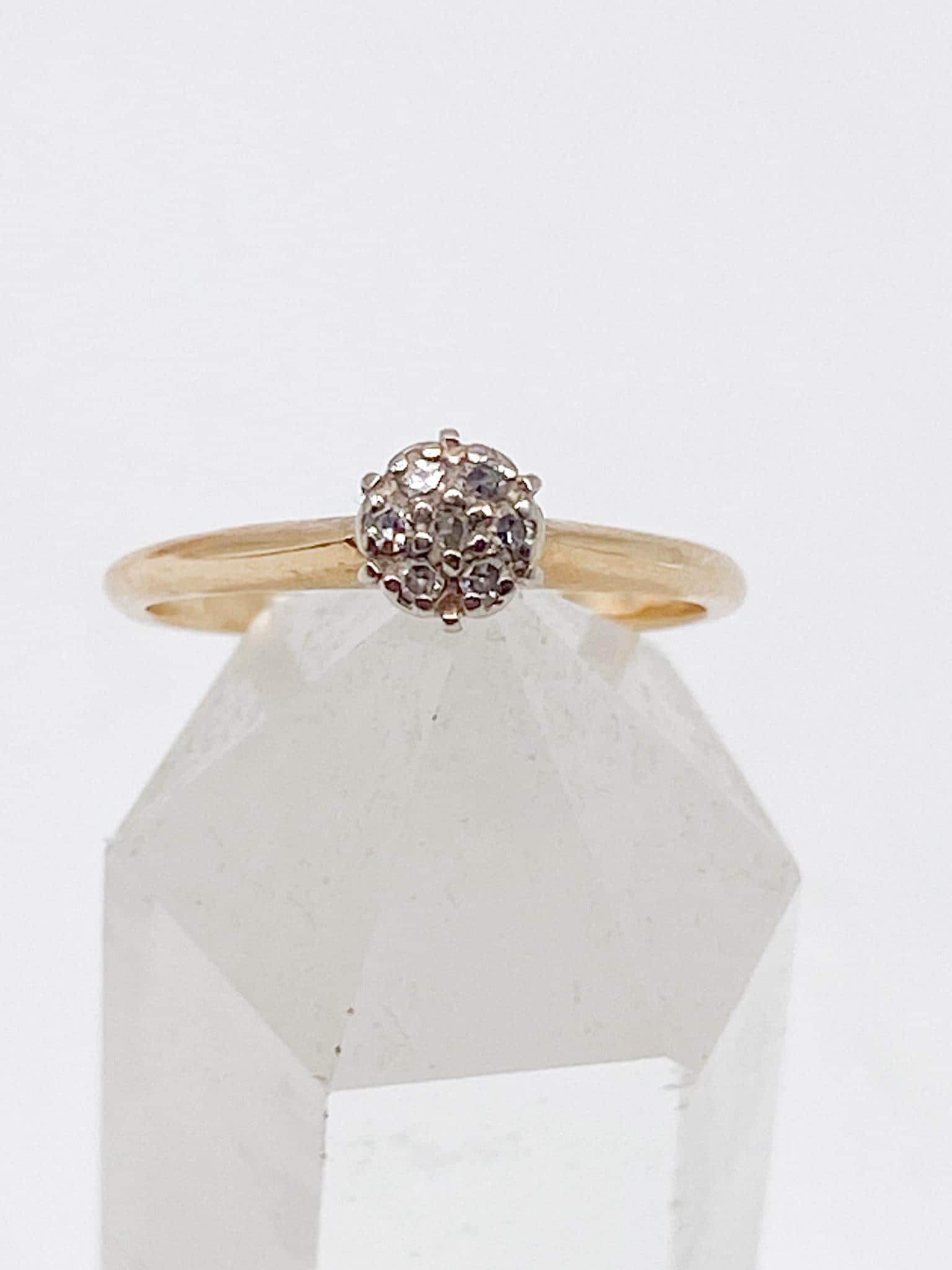 14K Gelbgold Ring Goldring 585Er Mit Kleinen Diamanten - Größe 52 16, 5 Mm 14K Gelbgold Ring Goldring 585Er Mit Kleinen Diamanten - Größe 52 16, 5 Mm von MagnetBerlin