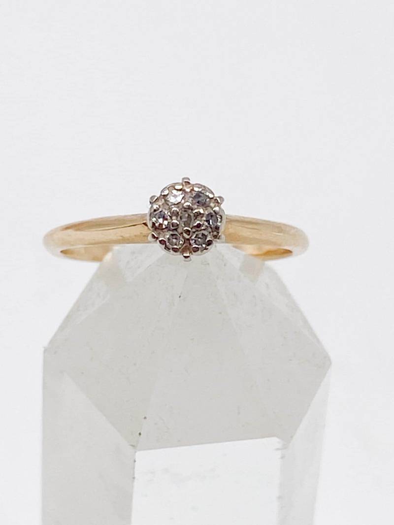 14K Gelbgold Ring Goldring 585Er Mit Kleinen Diamanten - Größe 52 16, 5 Mm 14K Gelbgold Ring Goldring 585Er Mit Kleinen Diamanten - Größe 52 16, 5 Mm von MagnetBerlin
