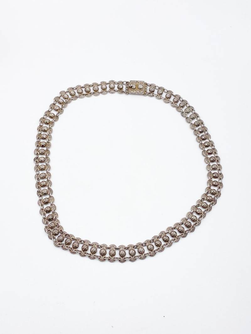 60Er Jahre Vintage Kette Aus Altem 835 Silber von MagnetBerlin