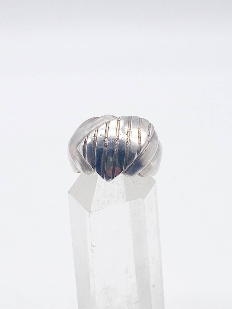 60Er Jahre Vintage Silberring Aus 925 Silber Größe 53 - 16, 9 Mm von MagnetBerlin