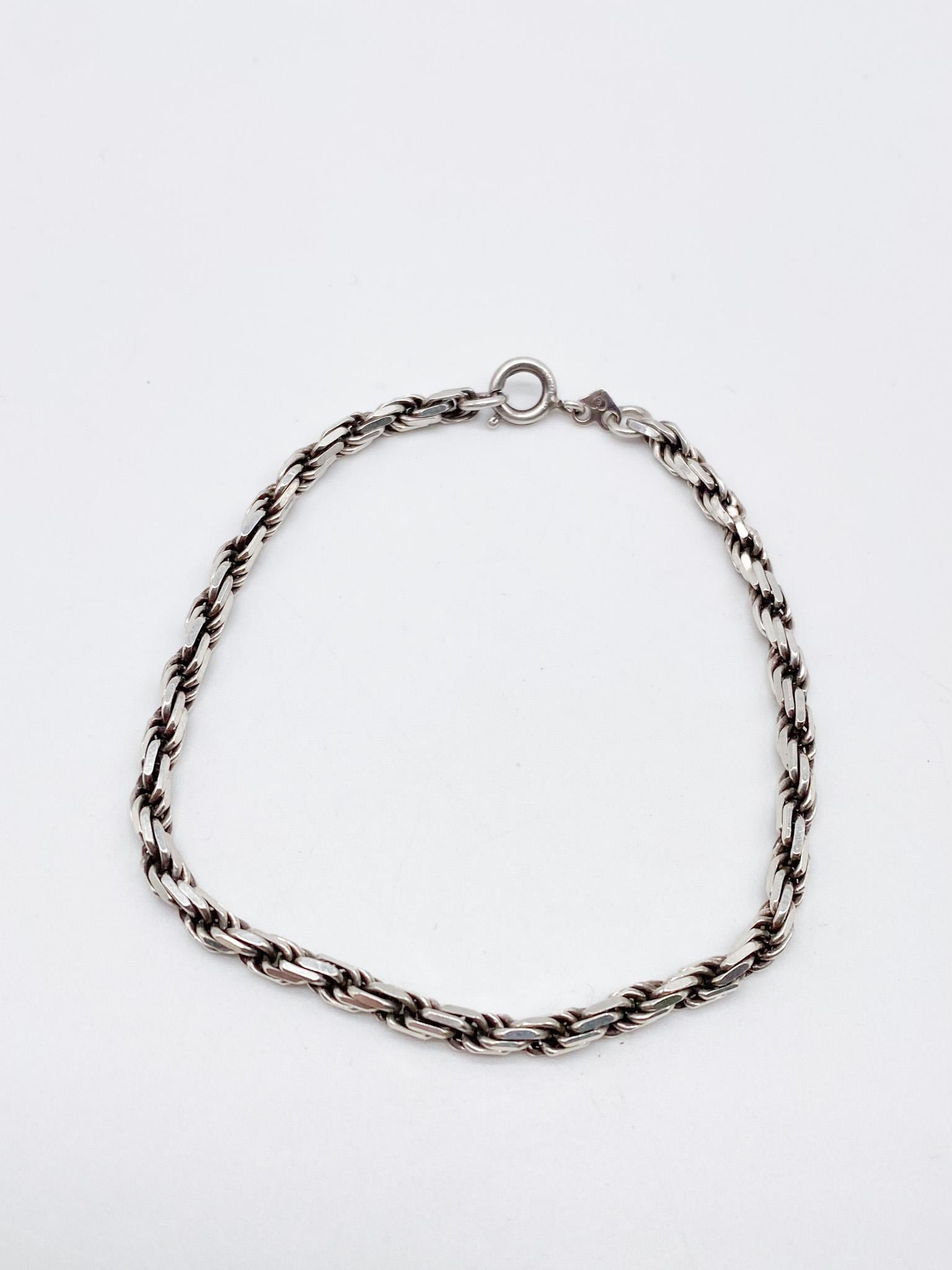 90Er Jahre Unisex Vintage Armband Aus 925 Silber 90Er Jahre Unisex Vintage Armband Aus 925 Silber von MagnetBerlin