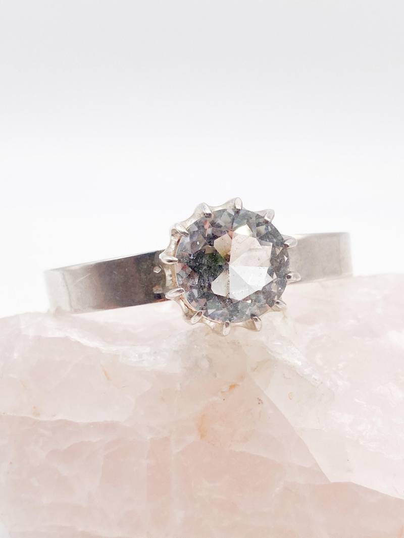 Designer Bengt Hallberg/Åke Lindström, Modernist Silberarmband Mit Großem Bergkristall, Schweden 1972 Aus 925 Silber von MagnetBerlin