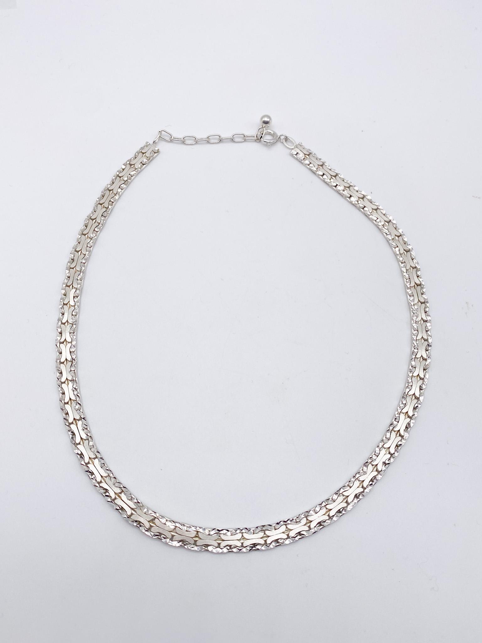 Massive 60Er Jahre Vintage Kette Aus Altem 835 Silber Massive 60Er Jahre Vintage Kette Aus Altem 835 Silber von MagnetBerlin