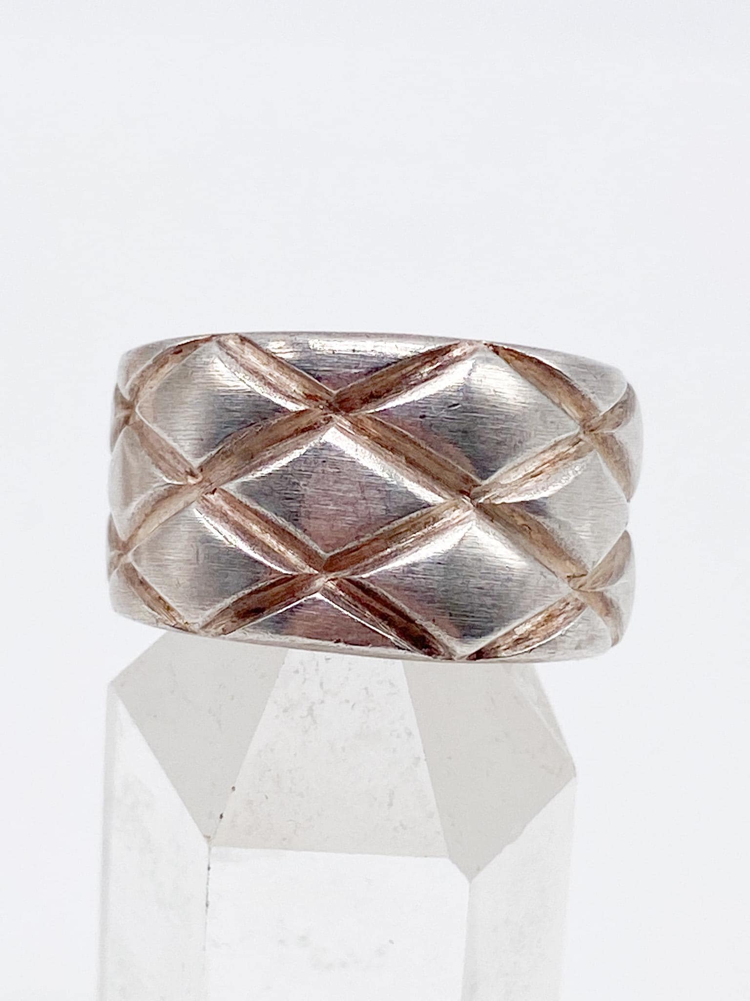 Massiver Designer Vintage Statementring Silberring Aus 925 Silber Größe 53/54 - 17 Mm von MagnetBerlin