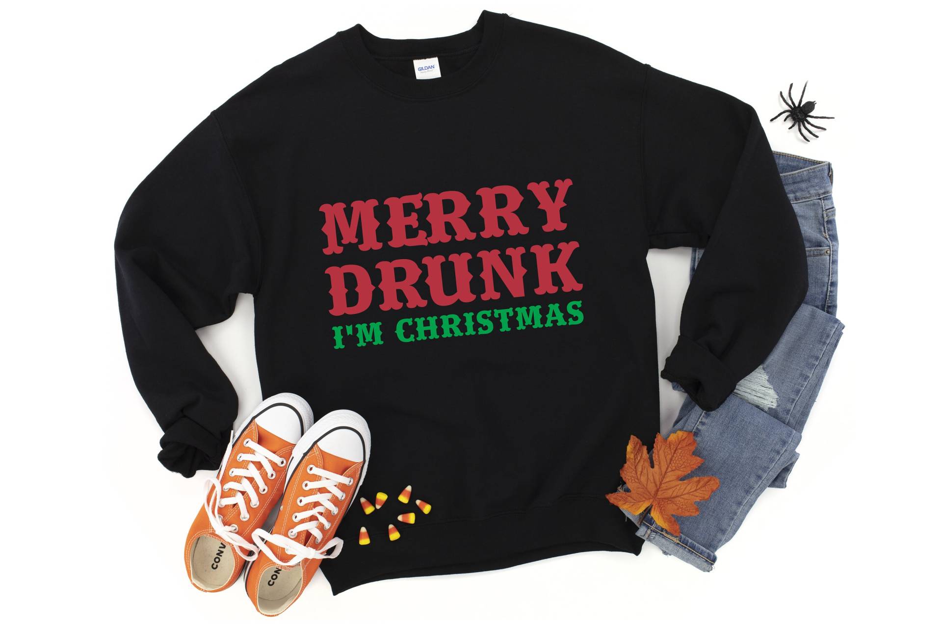 Merry Drunk I'm Christmas Sweatshirt Weihnachtspullover Booze Xmas Jumper Secret Santa Funny Merry Drunk I'm Christmas Sweatshirt Weihnachtspullover Booze Xmas Jumper Secret Santa Funny von MagnetStickers