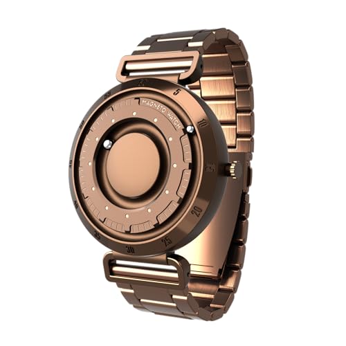Magneto Watch Nexus Coffee Edelstahl Coffee Armbanduhr für Männer und Frauen von Magneto Watch