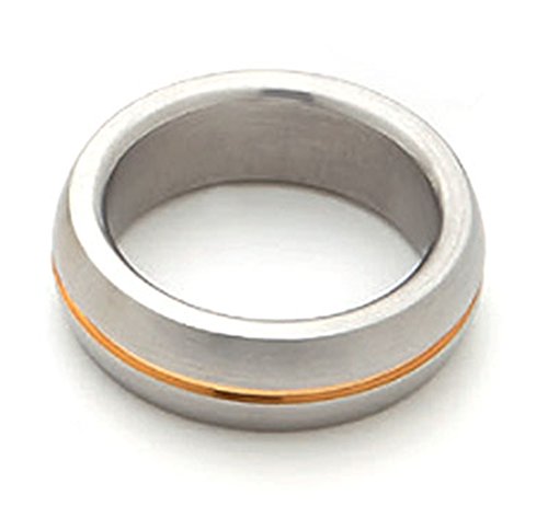 Magnetschmuck-4you Magnetring Amazing Goldlinie bicolor massiv 2143 ähnlich 366 nur ohne Crystal im Schmuckpouch 17 von Magnetschmuck-4you