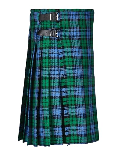 Magnificent Sport Traditioneller Campbell Schottenkiller, 4,5 m, Schottland, schottischer Kilt, Highlander-Kleid, Kilt für Herren, grün, 32W Magnificent Sport Traditioneller Campbell Schottenkiller, 4,5 m, Schottland, schottischer Kilt, Highlander-Kleid, Kilt für Herren, grün, 32W von Magnificent Sport