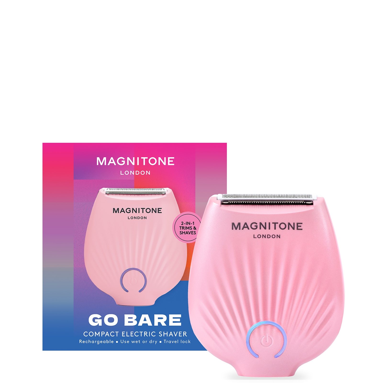 MAGNITONE London GoBare! Wiederaufladbarer Mini Lady Rasierer von Magnitone London