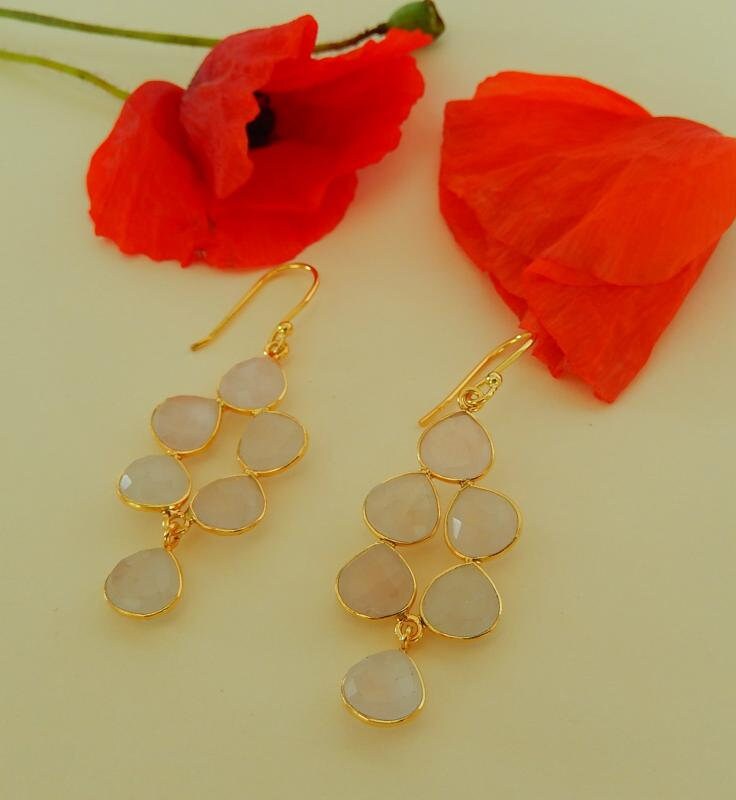 Rosenquarz Ohrringe Aus 925Er Sterlingsilber Vergoldet Boho Vintage Stil Romantisch Echte Edelsteine Damen Ohrhänger Schmuck Damenohrringe Geschenk Rosenquarz Ohrringe Aus 925Er Sterlingsilber Vergoldet Boho Vintage Stil Romantisch Echte Edelsteine Damen Ohrhänger Schmuck Damenohrringe Geschenk von MagnoKreativ