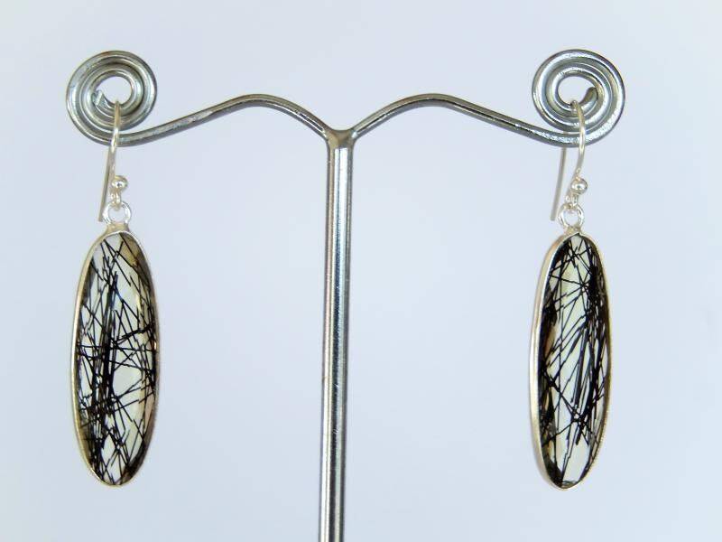 Rutilquarz Silber-Ohrringe Aus 925Er Sterlingsilber Echte Edelstein Damen Ohrhänger Schmuck Oval - Form Damenohrringe Rutilquarz Silber-Ohrringe Aus 925Er Sterlingsilber Echte Edelstein Damen Ohrhänger Schmuck Oval - Form Damenohrringe von MagnoKreativ