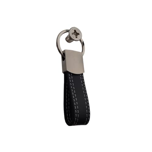 MagnoTekk SchattenGlanz Premium-Schlüsselanhänger mit Konturnaht und hochwertiger Metalleinfassung, geeignet für Haustür- Wohnungs- Briefkasten- Autoschlüssel uvm! von MagnoTekk