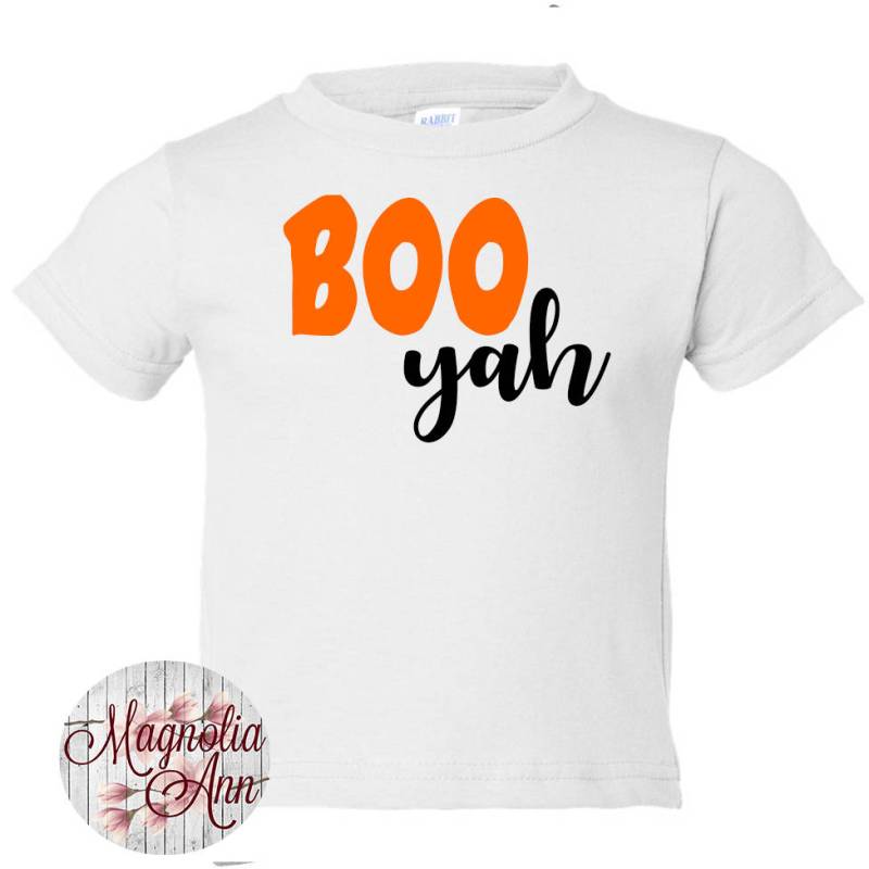Boo Yah, Halloween, Kinder T-Shirt in 11 Verschiedenen Farben Den Grössen 5-5/6 von MagnoliaAnn