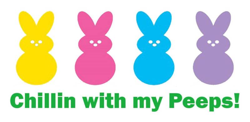 Chillin With My Peeps, Ostern, Frauen Tank Top in 6 Farben, Größen S-4x, Plus Größe von MagnoliaAnn