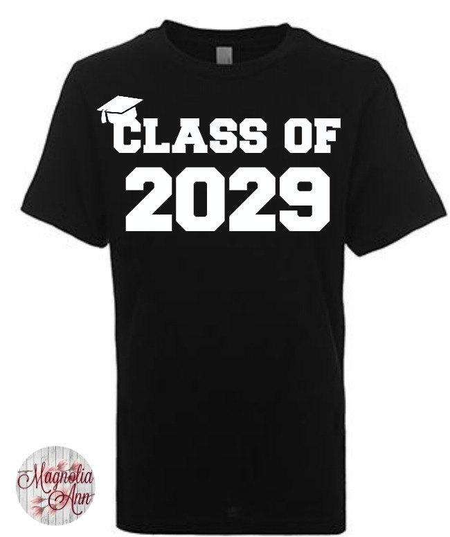 Klasse Von 2029 | Oder Einem Beliebigen Jahr Little Boys Graphic T-Shirt in Den Größen Xs-Xl Schwarz, Weiß Und Grau, Abschlussfeier, Schule von MagnoliaAnn