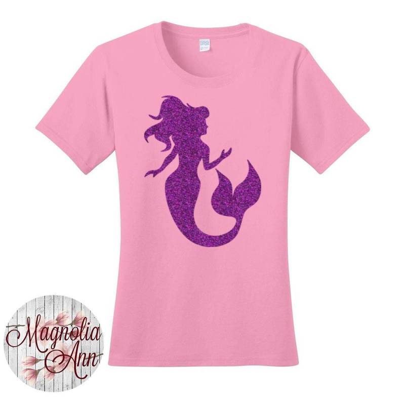 Mermaid Damen T-Shirt in 7 Verschiedenen Farben Den Größen S-4x, Plus Size von MagnoliaAnn