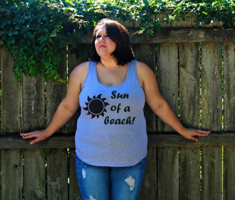 Sonne Von Strand, Sommer, Ozean Frauen Tank Top in 6 Farben Den Größen S-4x, Plus Größe von MagnoliaAnn
