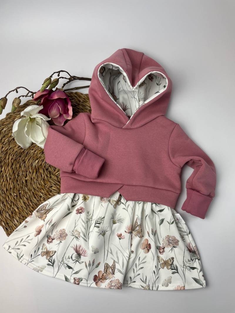 Girly Sweater Mit Kapuze /Sweat/Rib/Diverse Muster von MagnoliaCottonCraft