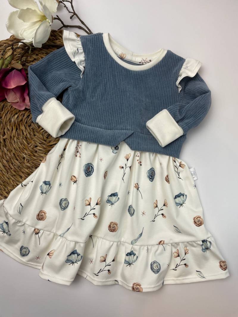 Girly Sweater Saumrüsche/Rüschenärmel /Cord/Rib/Diverse Muster/Sweat von MagnoliaCottonCraft