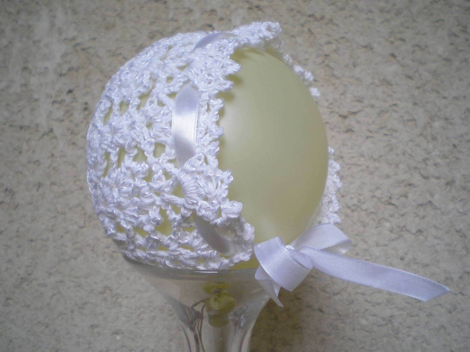 Weiße Mütze von MagnoliaDziergana