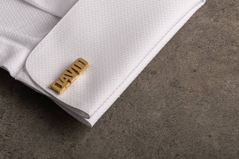 Personalisierte Manschettenknöpfe Aus Sterlingsilber - Handgefertigtes Hochzeitsgeschenk von MagnoliaMen