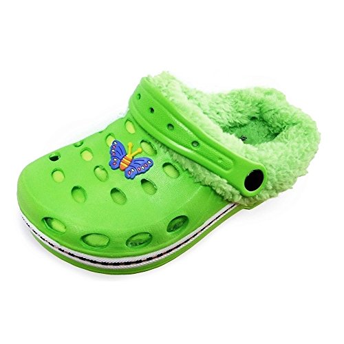 Magnus Kinder Clogs Hausschuhe Badeschuhe (20A) Badelatschen Pantoffel Pantoletten Schuhe 2 in 1 Neu ! Größe 30/31, Farbe Grün von Magnus