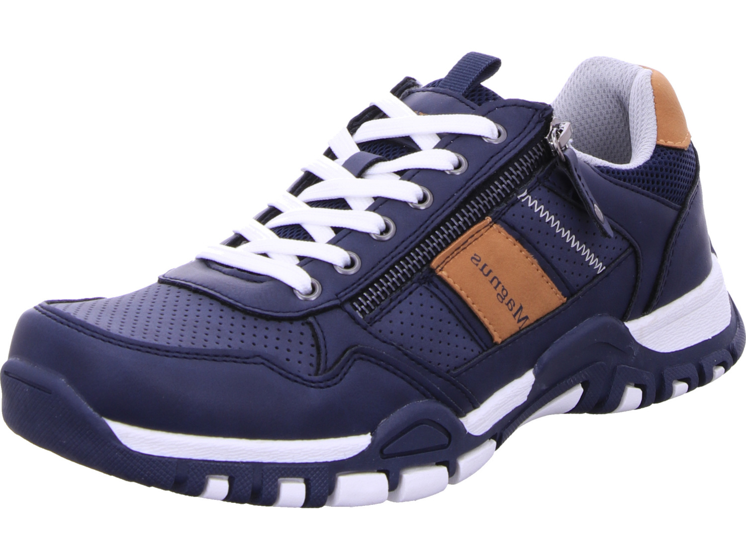 male Sneaker blau 45 von Magnus