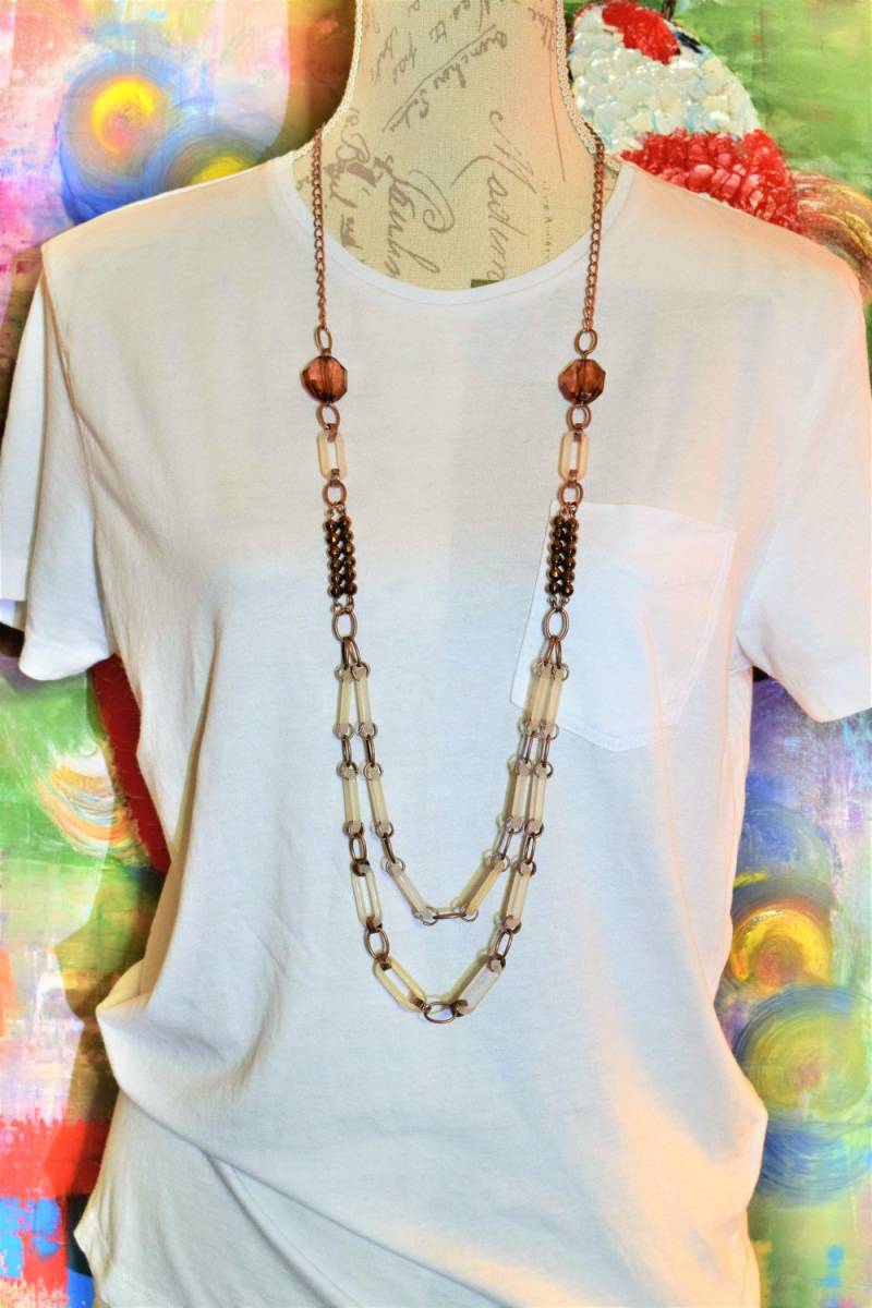 Vintage Schichtperlenkette von MagpiesCoven