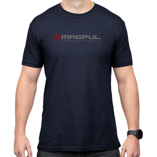 Magpul CVC Herren T-Shirt mit Rundhalsausschnitt, kurzärmelig, Unfair Advantage Navy, L von Magpul