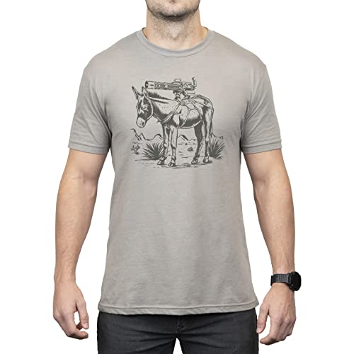 Magpul Herren Baumwolle mit Rundhalsausschnitt, kurzärmelig T-Shirt, Silberfarben, Medium von Magpul