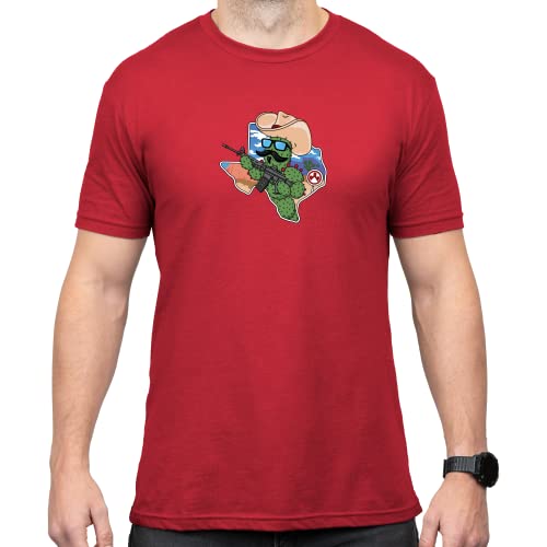 Magpul Kurzarm-T-Shirt aus Baumwolle mit Rundhalsausschnitt für Herren, Prickly Pete Icon Red, Mittel Magpul Kurzarm-T-Shirt aus Baumwolle mit Rundhalsausschnitt für Herren, Prickly Pete Icon Red, Mittel von Magpul